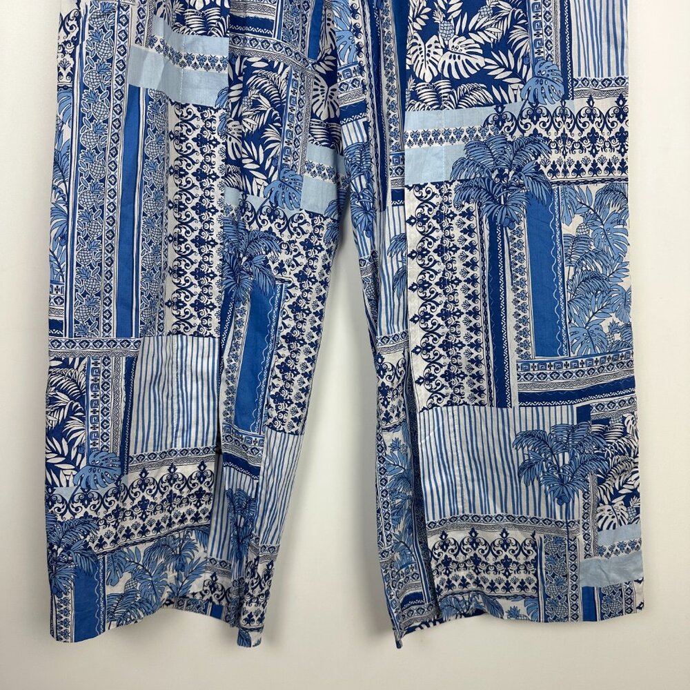 J. Mclaughlin Eugene Wide Leg Patchwork Palm Trop… - image 4